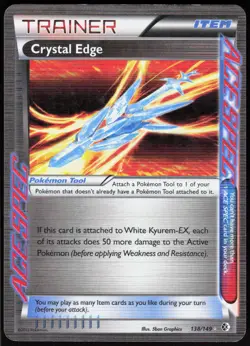 Boundaries Crossed Crystal Edge 138/149 ACE Spec Rare Pokemon Holo LP - Image 1