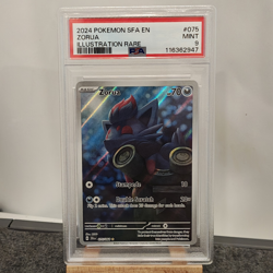Pokemon PSA 9 Zorua 075/064 Sv: Shrouded Fable Illustration Rare Holo EN 2024 - Image 1