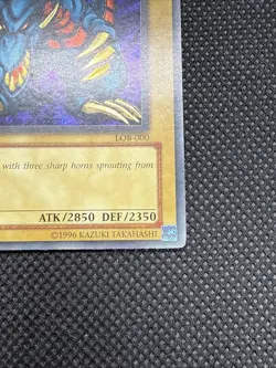 Yu-Gi-Oh! Tri-Horned Dragon LOB-000 Unlimited LP - Image 5