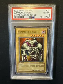 Yugioh! MRD-003 Summoned Skull 1st Edition PSA 8 - Image 1