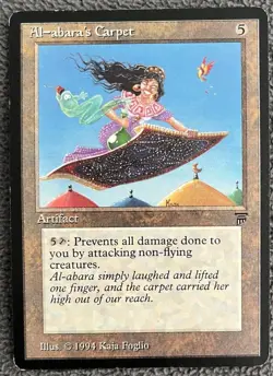 Al-Abara's Carpet Legends NM Reserved List MTG Magic the Gathering Card - Image 1