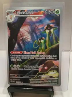 Pokemon TCG Toedscruel Paradox Rift Illustration Rare Card 185/182 - Image 1