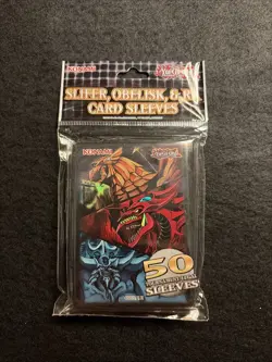 Yugioh Slifer Obelisk & Ra Card Sleeves 50 Count - Image 1