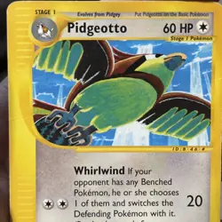 Pidgeotto Pokemon Card #88/165 Expedition Base Set - HP - Image 2