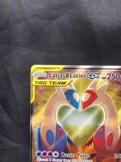 Pokemon Cards: Team Up Ultra Rare Full Art: Latias & Latios GX 170/181 - Image 2