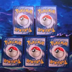 Pokemon Gym Heroes Gym Challenge Brock’s (5 Card Lot) 40, 66, 67, 70, 71/132 - Image 2