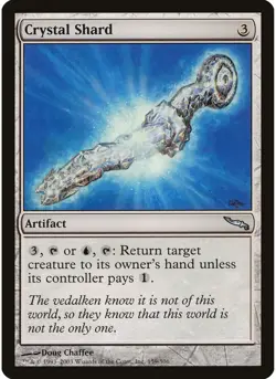 Crystal Shard SP Mirrodin MTG Magic The Gathering Artifact English Card - Image 1
