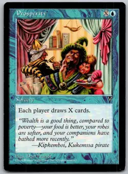 Prosperity Uncommon Visions Magic: The Gathering Lightly Played - Image 1
