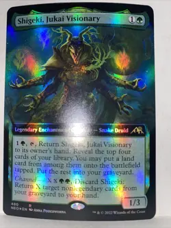 MTG Shigeki, Jukai Visionary Kamigawa: Neon Dynasty 480 Extended Foil Rare NM - Image 2