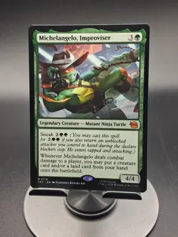 Michelangelo, Improviser M Teenage Mutant Ninja Turtles 119 NM - Image 1