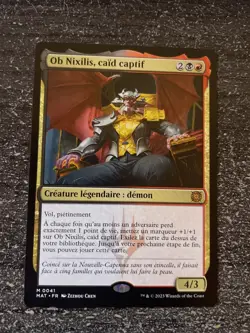 CARTE MAGIC MTG MYTHIQUE OB NIXILIS, CAID CAPTIF 0041 NEUF FR - Image 1