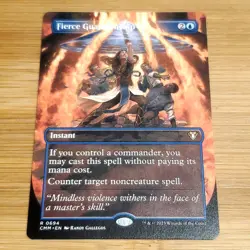 Fierce Guardianship, Borderless Art 0694, Commander Masters, Magic MTG NM - Image 1