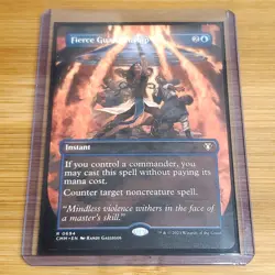 Fierce Guardianship, Borderless Art 0694, Commander Masters, Magic MTG NM - Image 3