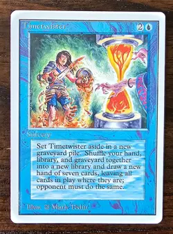 Magic The Gathering Timetwister Unlimited Edition LP " See Photos" - Image 1