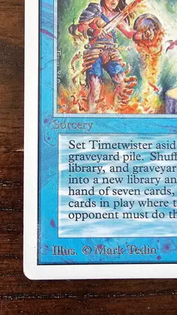 Magic The Gathering Timetwister Unlimited Edition LP " See Photos" - Image 5