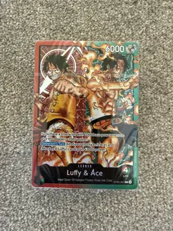 Luffy & Ace ST30-001 Leader Starter Deck EX Luffy & Ace One Piece English NM - Image 1