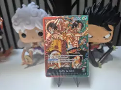 Luffy & Ace ST30-001 Leader Starter Deck EX Luffy & Ace One Piece English NM - Image 1