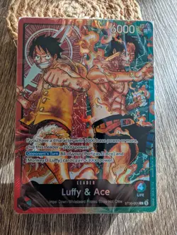 Luffy & Ace ST30-001 Leader Starter Deck EX One Piece English NM SEALED - Image 1