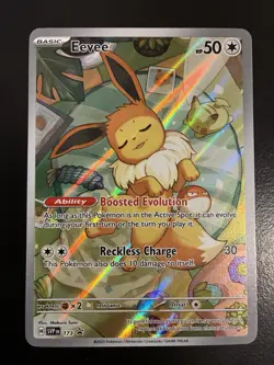 Pokemon TCG Eevee 173 Black Star Promo Prismatic Evolutions - Image 1