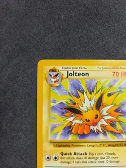1999 Pokemon Jungle Jolteon 20/64 Rare WOTC Vintage TCG - LP Non-Holo - Image 3