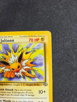 1999 Pokemon Jungle Jolteon 20/64 Rare WOTC Vintage TCG - LP Non-Holo - Image 4
