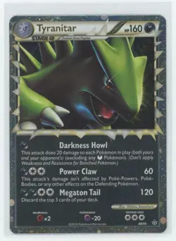 2010 Pokemon Unleashed Ultra Rare Tyranitar 88/95 (SamOue) - Image 1