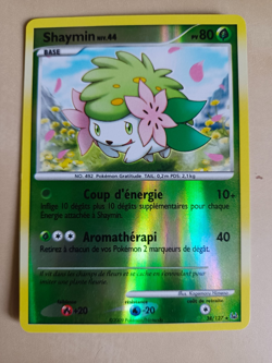 Shaymin 38/127 Holo reverse holo Platine carte Pokemon FR - Image 1