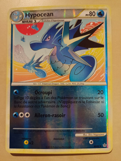 Hypocean 40/95 reverse Holo HS Dechainement carte Pokemon FR - Image 1