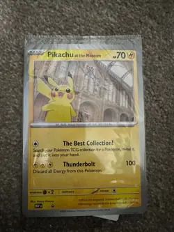 Pokemon Pikachu at the Museum Jumbo Promo Sealed (4 available) UK SELLER 🇬🇧 - Image 1