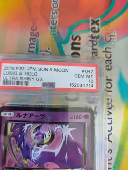Pokemon Karte Card Lunala Prism Holo Ultra Moon Sun Pop 24 japanese PSA 10 - Image 4