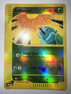 POKEMON BULBASAUR REVERSE HOLO FOIL 95/165 EXPEDITION ENGLISH EX - Image 1