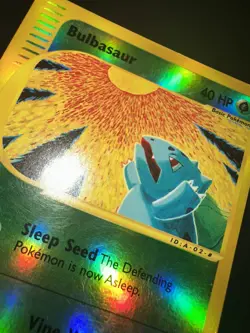 POKEMON BULBASAUR REVERSE HOLO FOIL 95/165 EXPEDITION ENGLISH EX - Image 4