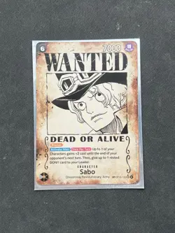 Sabo (120) (Wanted Poster) - Carrying On His Will (OP13) - Image 1
