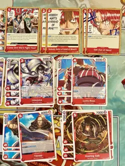One Piece CCG Shanks Red Leader TCG Game Ready Fully Built Deck - Image 2