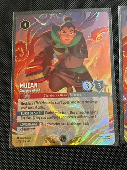 Mulan - Charging Ahead Disney Lorcana DLC Foil Promo 3/C2 EN-8 1x - Image 2