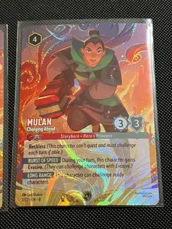 Mulan - Charging Ahead Disney Lorcana DLC Foil Promo 3/C2 EN-8 1x - Image 3