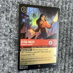 Disney Lorcana WitW Elisa Maza 122/204 Rare Foil - Image 3