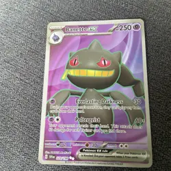 Banette ex 229/198 Scarlet And Violet Base Ultra Rare Full Art Pokemon Card - Image 1