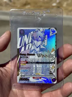 Bandai Union Arena UEPR-01-012 Sung Jinwoo Rare Battle Winner Card - Image 1