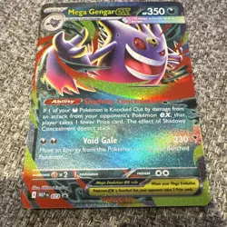 Pokemon TCG Mega Gengar Ex EX 056/094 Me02 Phantasmal Flames Holo DR HP 350 EN - Image 1