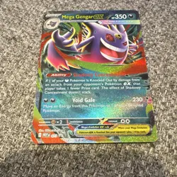 Pokemon TCG Mega Gengar Ex EX 056/094 Me02 Phantasmal Flames Holo DR HP 350 EN - Image 2