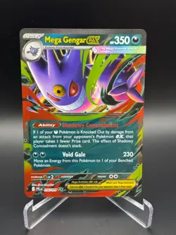 Mega Gengar ex Holo Double Rare Pokemon ME02: Phantasmal Flames PFL 056/094 NM - Image 1