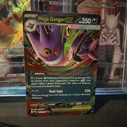 Pokemon TCG Mega Gengar EX 056/094 Me02: Phantasmal Flames Holo English 350 HP - Image 1