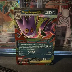 Pokemon TCG Mega Gengar EX 056/094 Me02: Phantasmal Flames Holo English 350 HP - Image 2