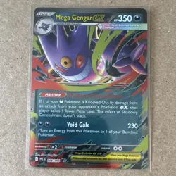 Pokemon TCG Mega Gengar EX 056/094 Me02 Phantasmal Flames Holo English 350 HP - Image 1