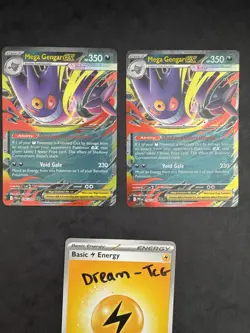 Pokemon - Mega Gengar ex 056/094 Me02: Phantasmal Flames Holo - Pack Fresh - Image 2