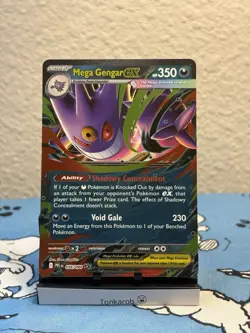 Pokemon Mega Gengar EX 056/094 Me02: Phantasmal Flames Holo Double Rare 350 HP - Image 1