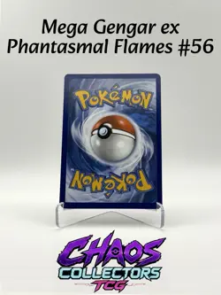 Pokemon Mega Gengar Ex Double Rare 056/094 Me02: Phantasmal Flames Holo Full Art - Image 2