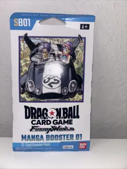 Dragon Ball Super Card Game Fusion World Manga Booster 01 Factory Sealed - Image 1