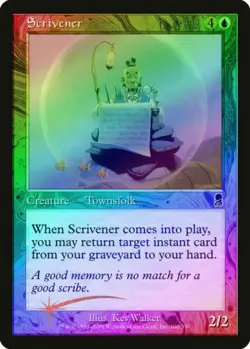 Scrivener FOIL Odyssey Played MTG Magic DNA GAMES - Image 1